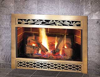 Ember Fyre gas log fireplace