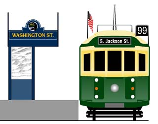 George Benson Waterfront Streetcar station 