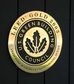 LEED gold rating 