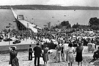 Lake Washington Bridge opening