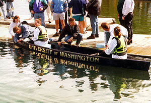 UW concrete canoe