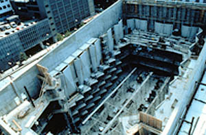 Benaroya Hall auditorium construction