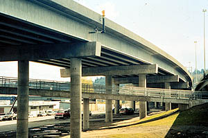 Bridge bike paths