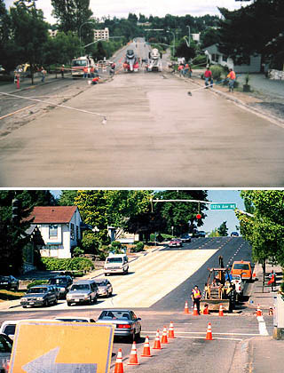 Ultra-thin whitetopping