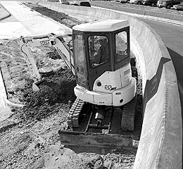 John Deere excavator