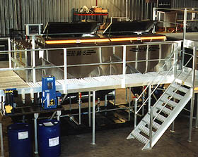 Industrial laundry facility