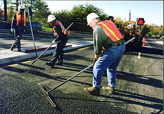 asphalt work