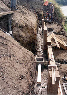 Richmond Beach retaining wall