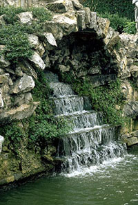 Grotto waterfall