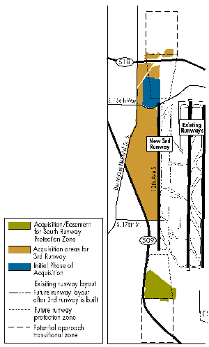 Third Runway map