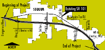 Sequim bypass map
