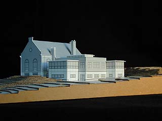 model of the proposed Seattle Public Library Columbia Branch 